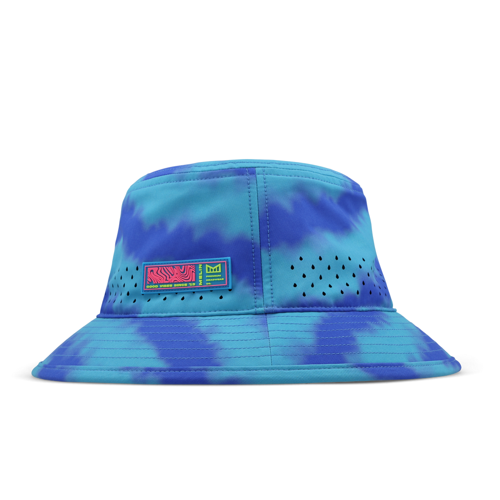 Caddy Neon Tie Dye Hydro - Electric Blue (4XDM)